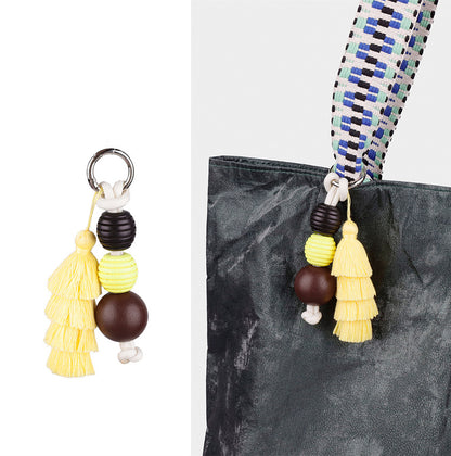 Beaded Fringe Bag Pendant