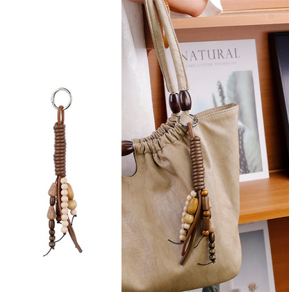 Handmade keychain accessory for bags and keys