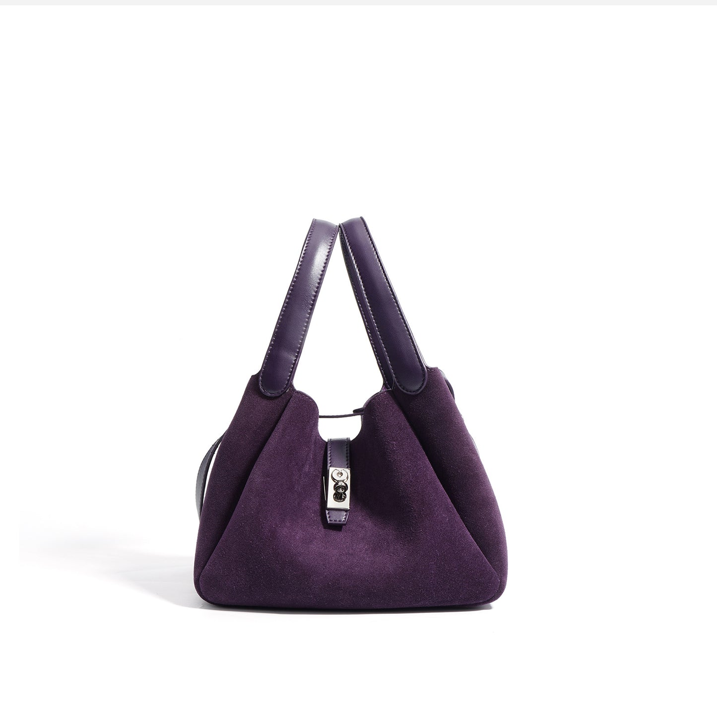 Versatile Women’s Leather Bucket Bag with Adjustable Strap