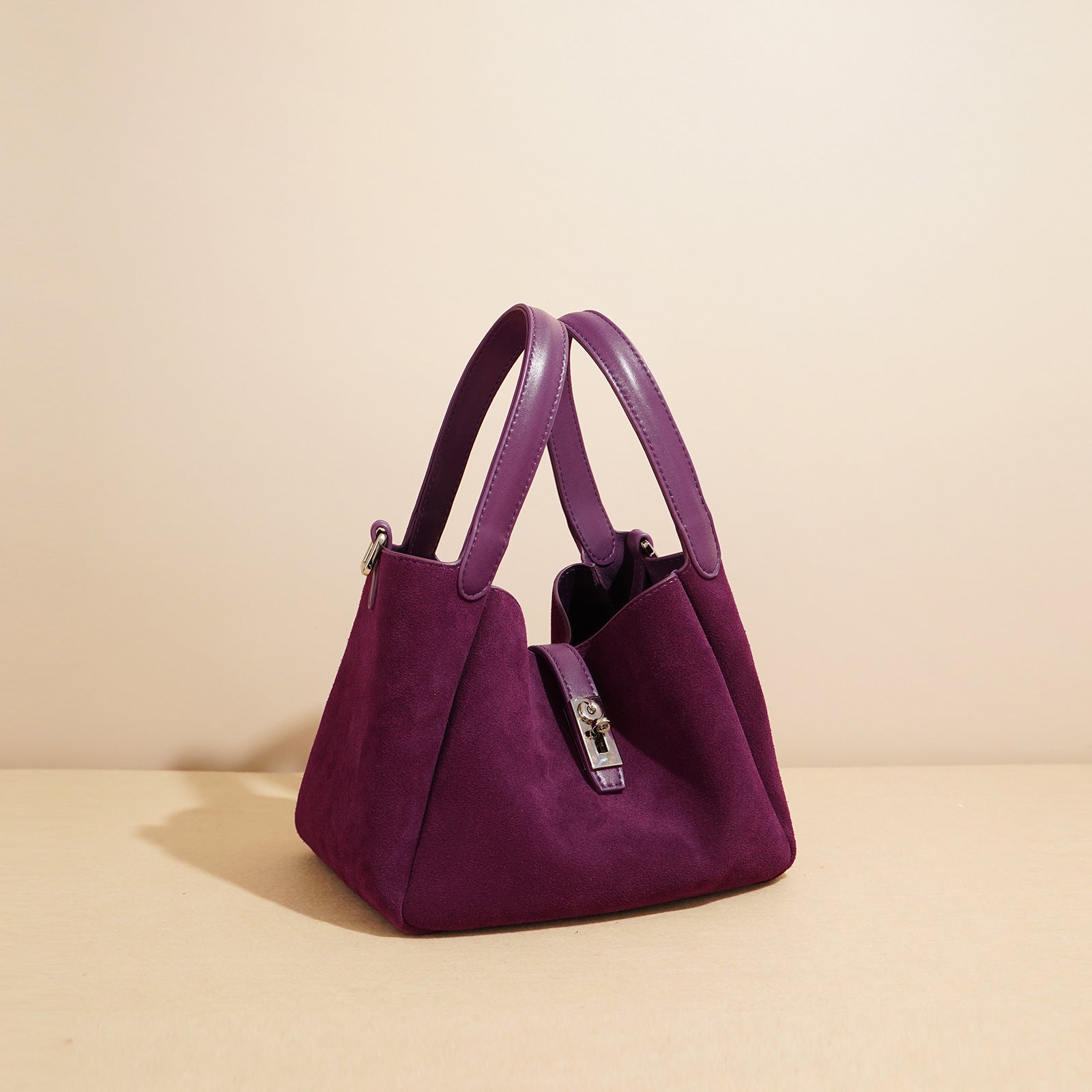 Elegant Leather Work Tote Bag