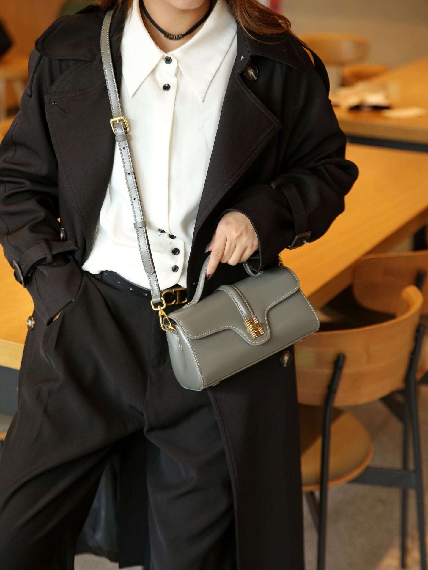 Sophisticated Leather Crossbody Bag Women's Choice Woyaza