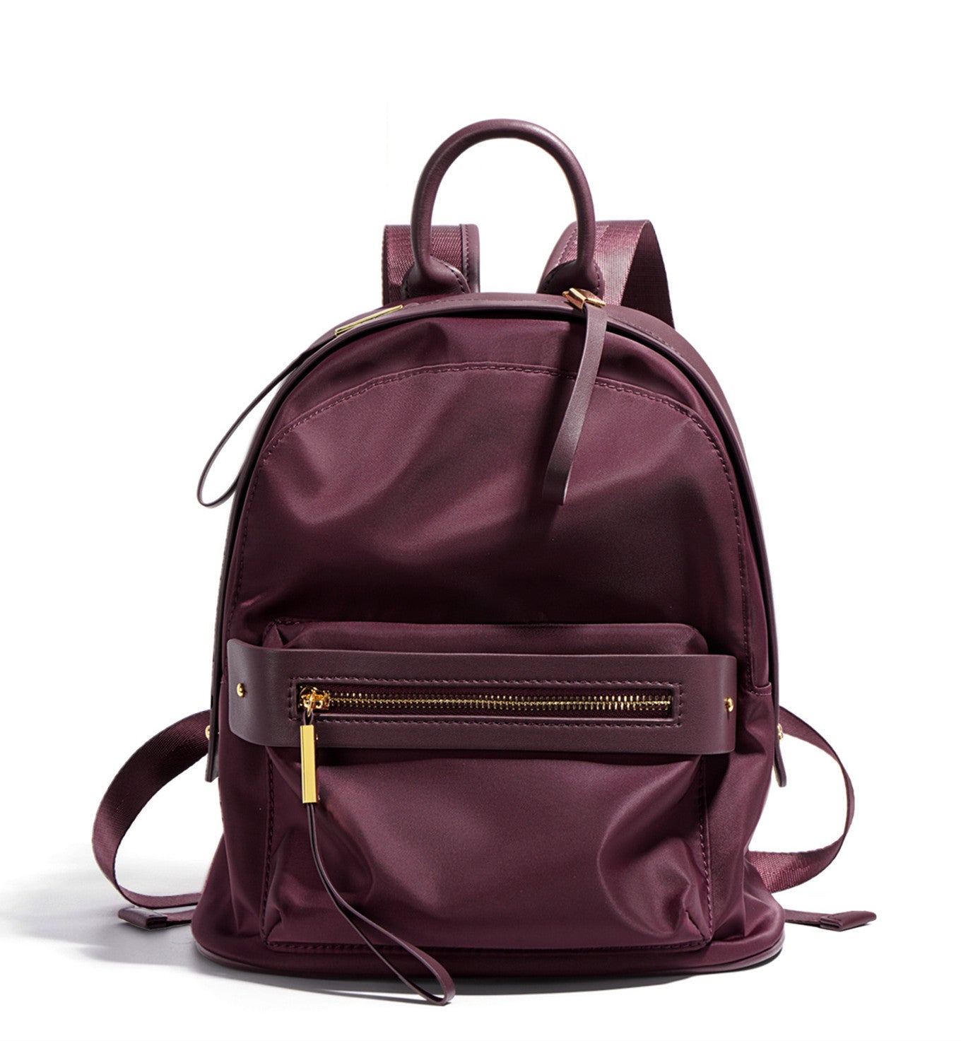 Stylish Women’s Nylon Leather Backpack for Travel