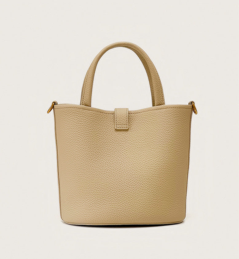 Premium Leather Handbag with Detachable Pouch Woyaza