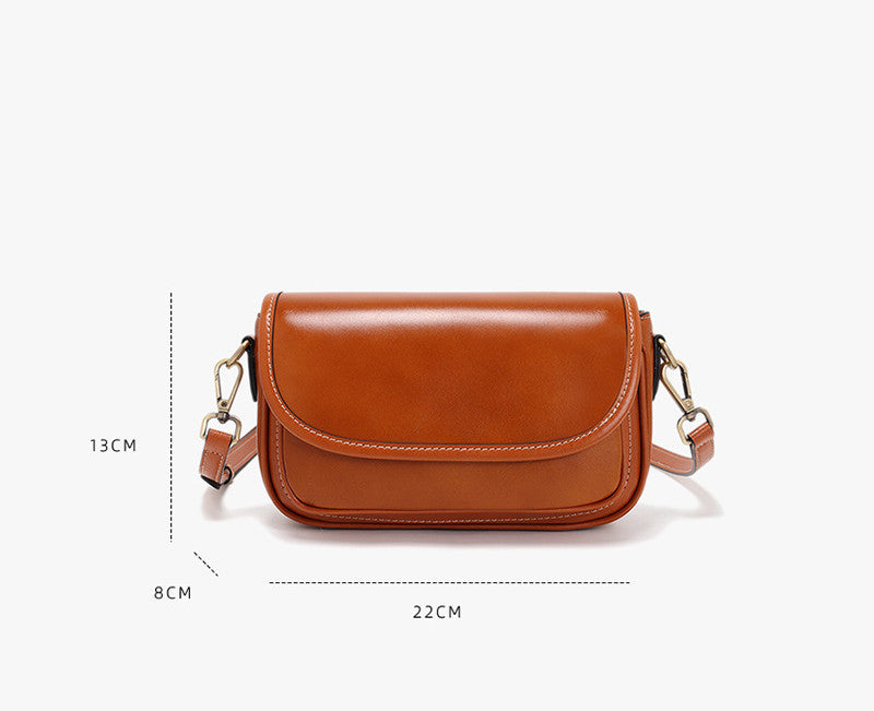 Premium Quality Leather Women's Crossbody Bag with Twin Straps woyaza