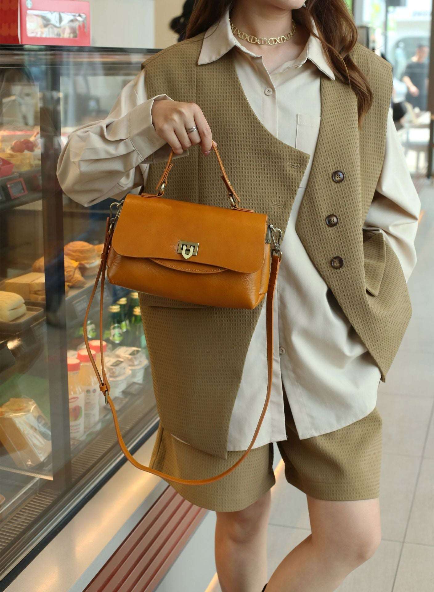 High-Quality Leather Handbag for Women Woyaza