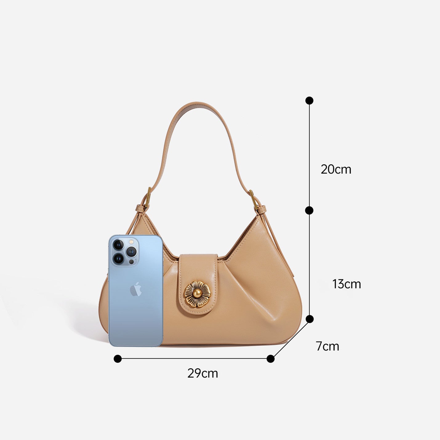 Versatile Leather Tote Handbag that Can be Carried in Multiple Ways