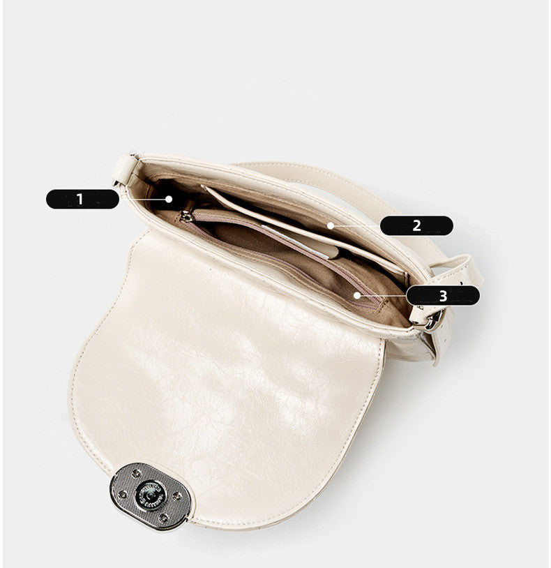 Designer Diamond Grid Leather Crossbody Bag with Adjustable Shoulder Strap for Women