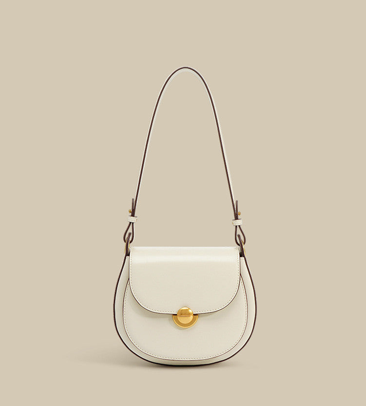 Timeless Equestrian-inspired Ladies Leather Satchel woyaza