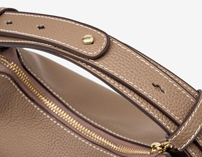 Versatile Small Leather Handbag for Women, Can Be Worn Crossbody, Shoulder or Handheld