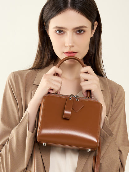 Designer Leather Handbag for Ladies with Adjustable Strap