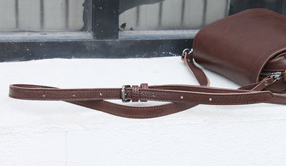 Minimalist Vintage Italy Leather Crossbody Bag