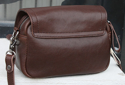 Minimalist Vintage Italy Leather Crossbody Bag