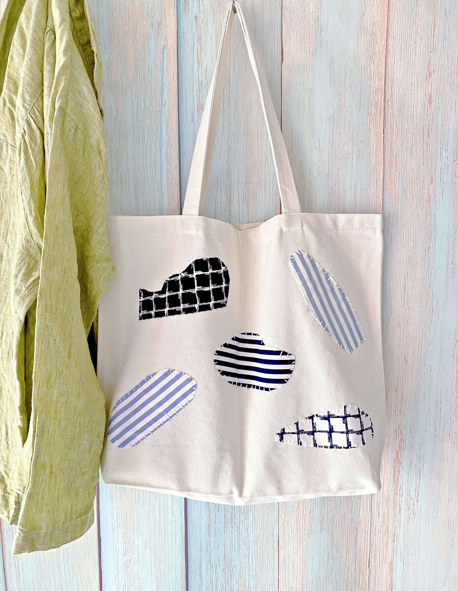 large foldable tote bag for weekend markets and casual shopping days