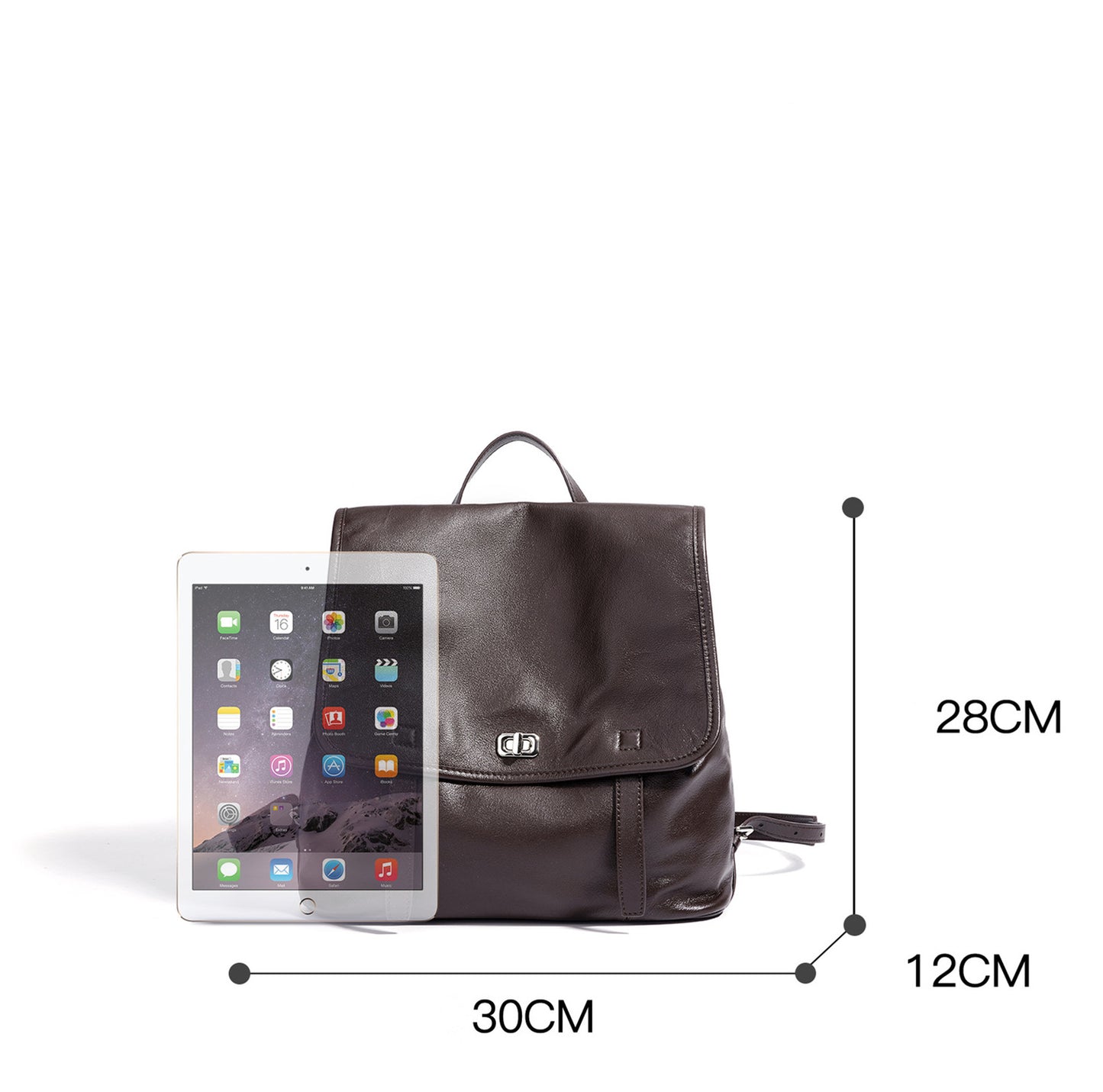 women’s soft leather daypack for modern lifestyle