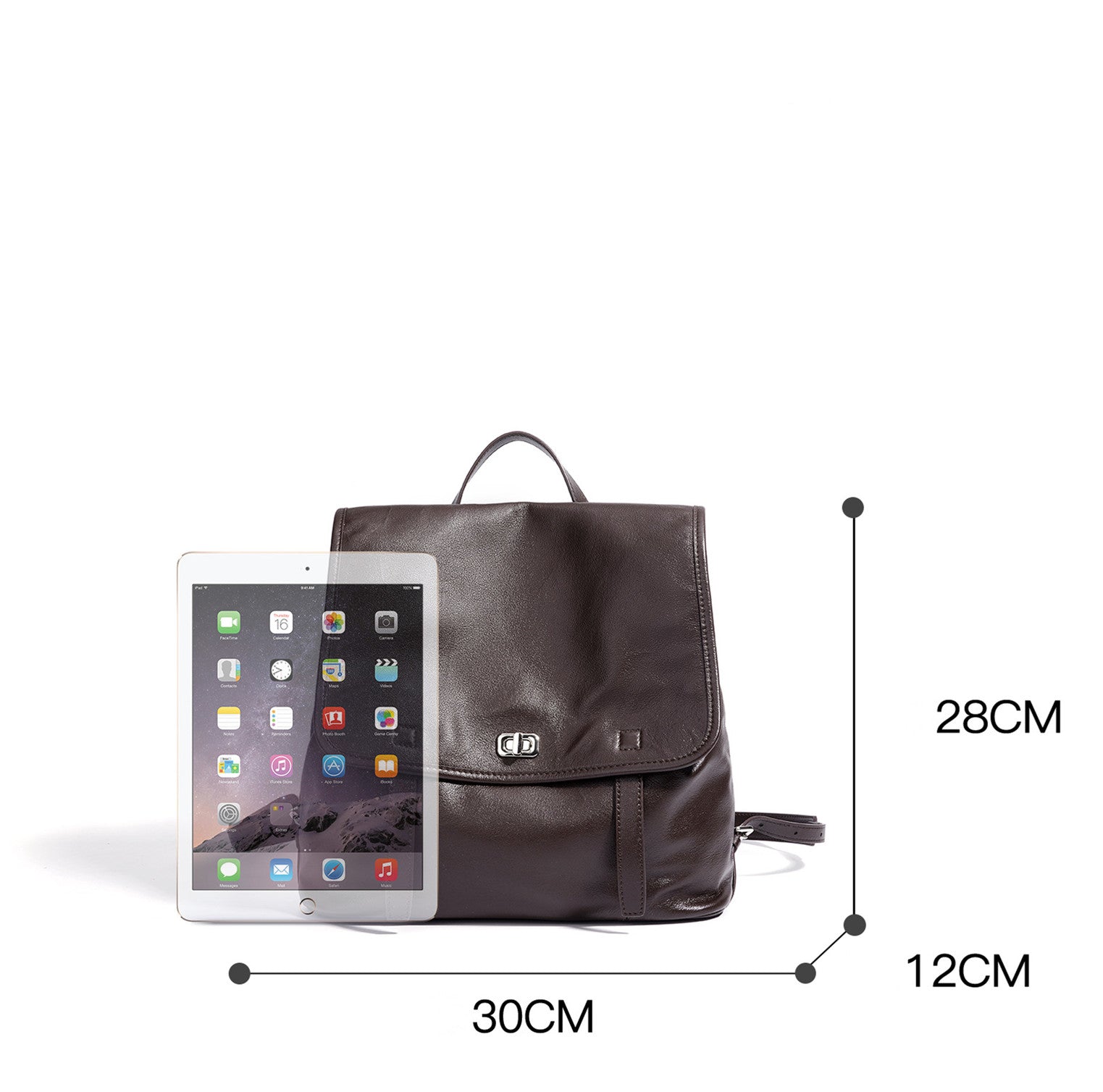 women’s soft leather daypack for modern lifestyle