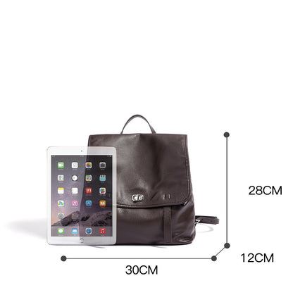 women’s soft leather daypack for modern lifestyle