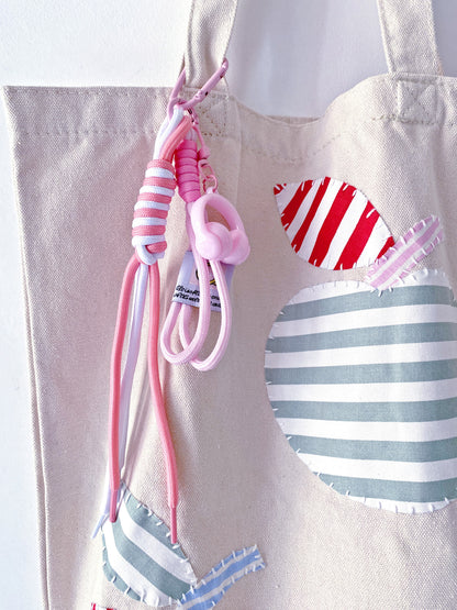 Organic cotton canvas bag with a touch of human-made artistry.