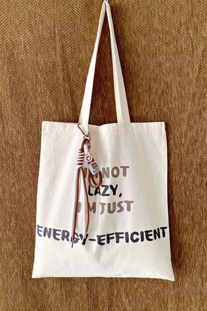 Eco-conscious gift idea featuring thoughtful handwritten messages on natural fabric