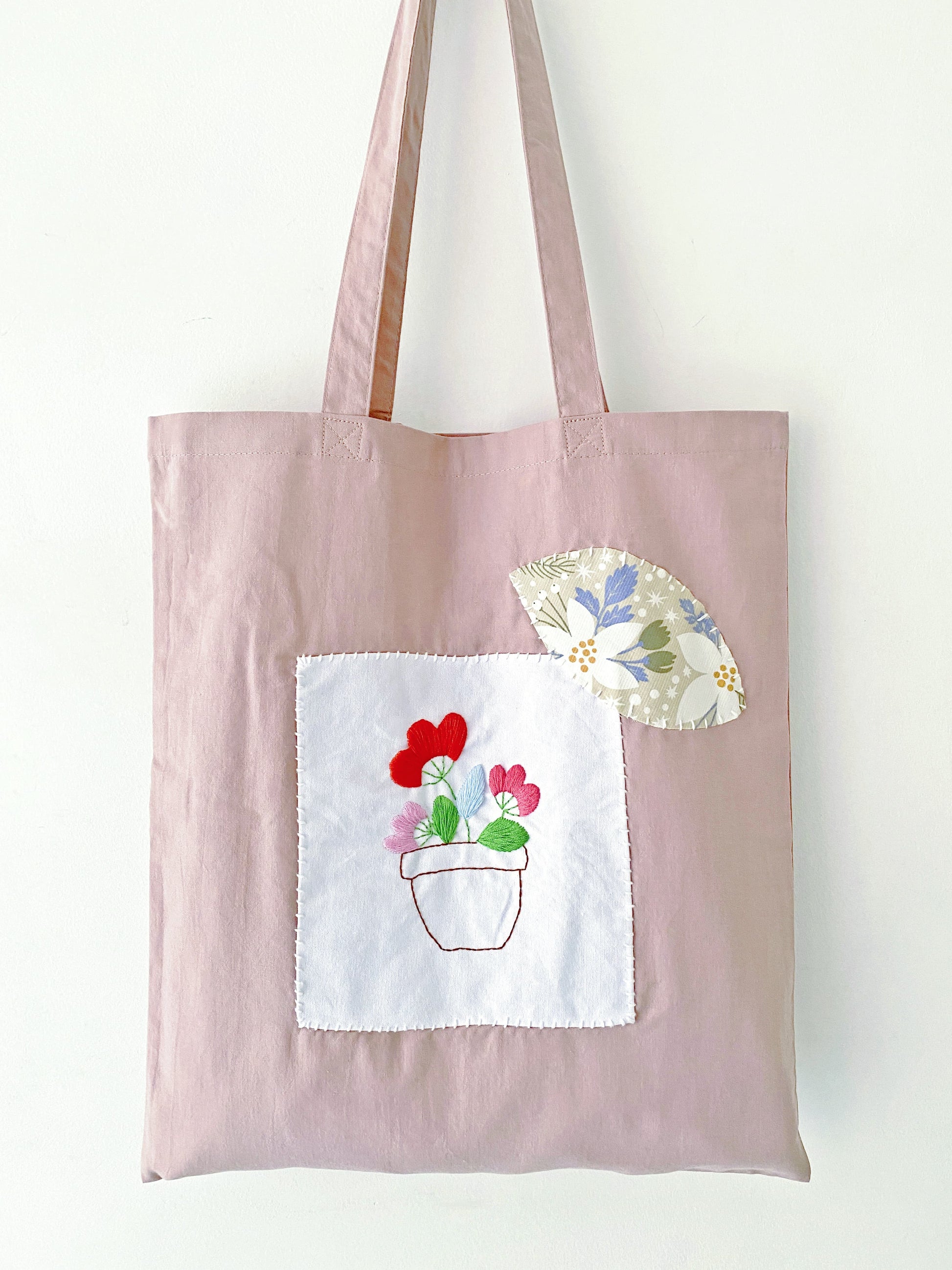 understated embroidered tote for people who like calm style gifts