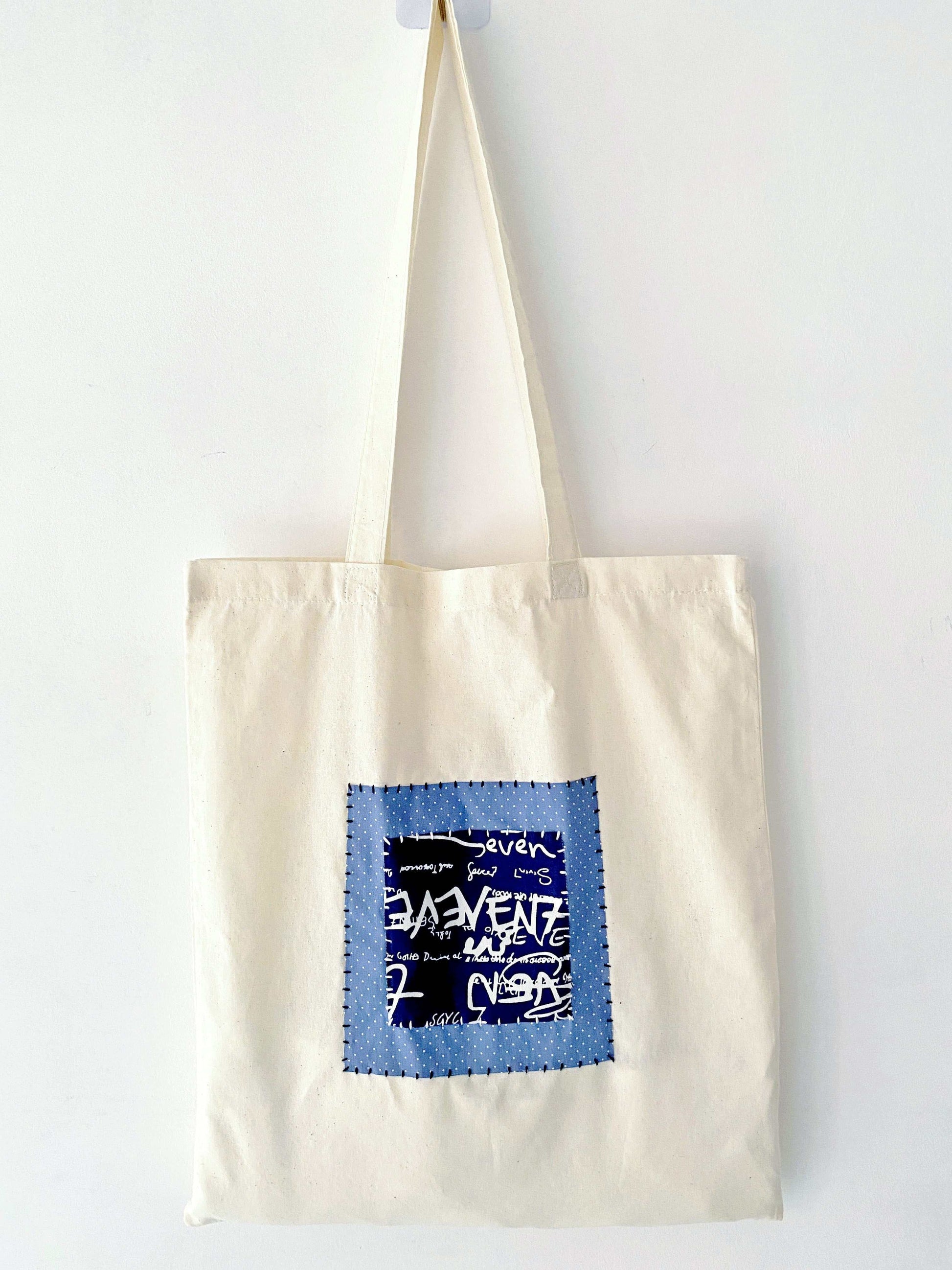 High-quality hand-stitched bag, unique Christmas gift for lovers of craft.