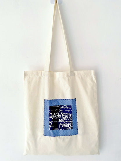 High-quality hand-stitched bag, unique Christmas gift for lovers of craft.