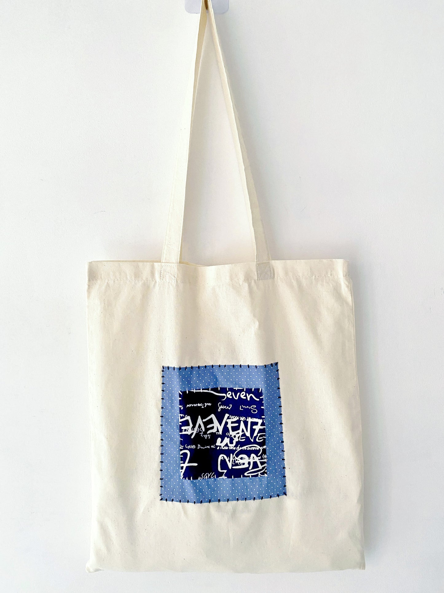 High-quality hand-stitched bag, unique Christmas gift for lovers of craft.