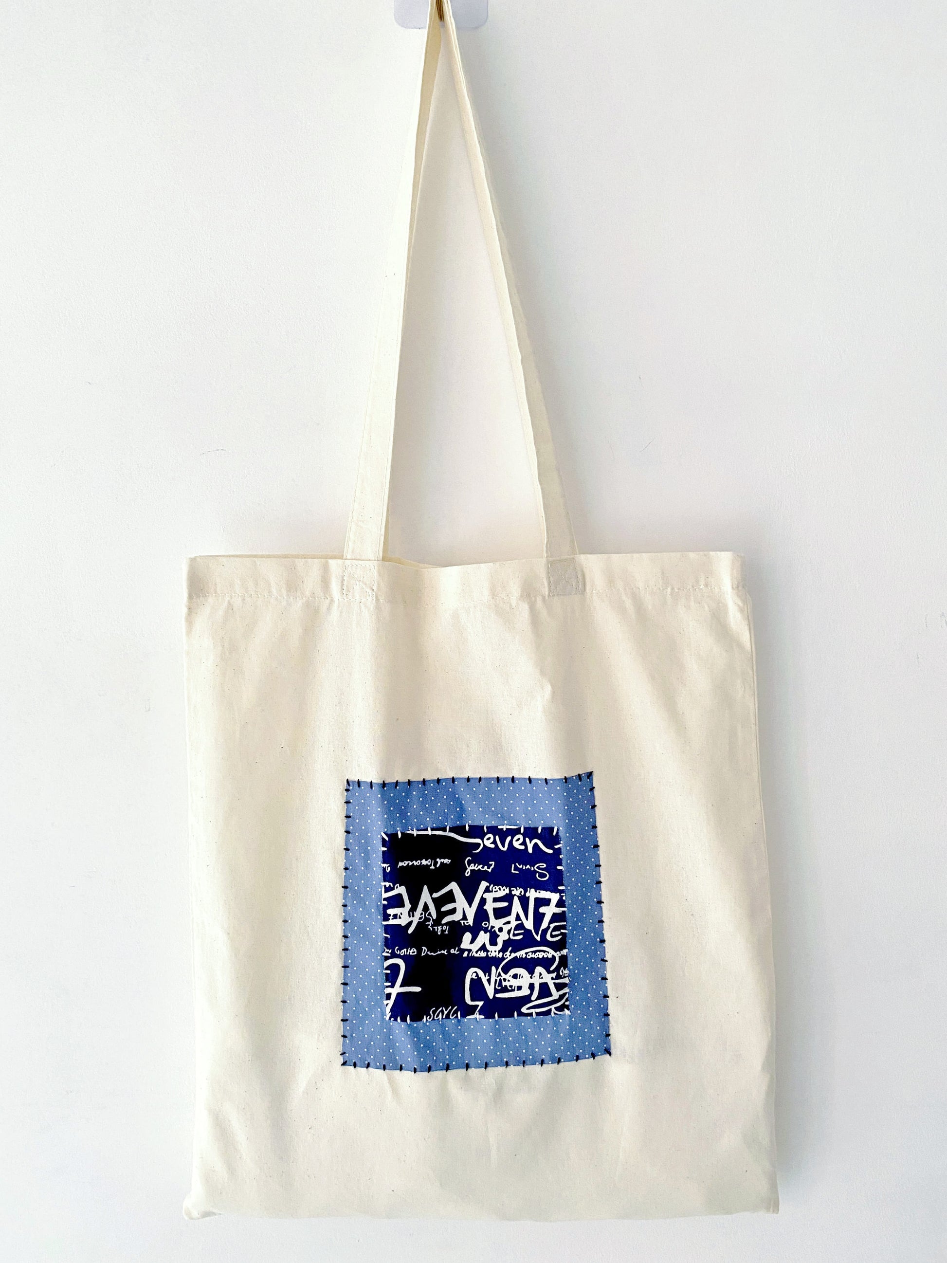 High-quality hand-stitched bag, unique Christmas gift for lovers of craft.