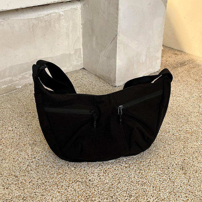 Soft women's chest bag for hands-free outings
