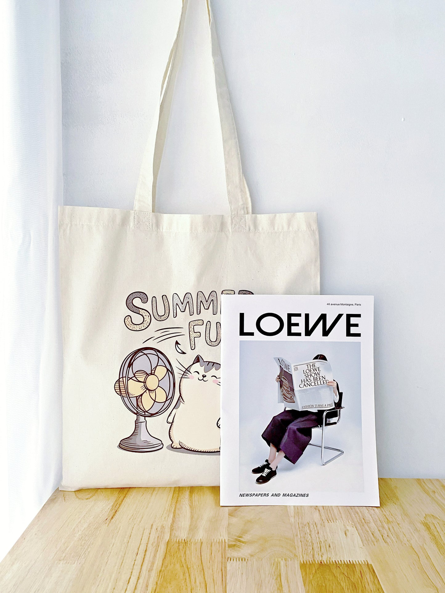 Essential carry-all tote: a perfect birthday gift for someone who loves cats and comfort.