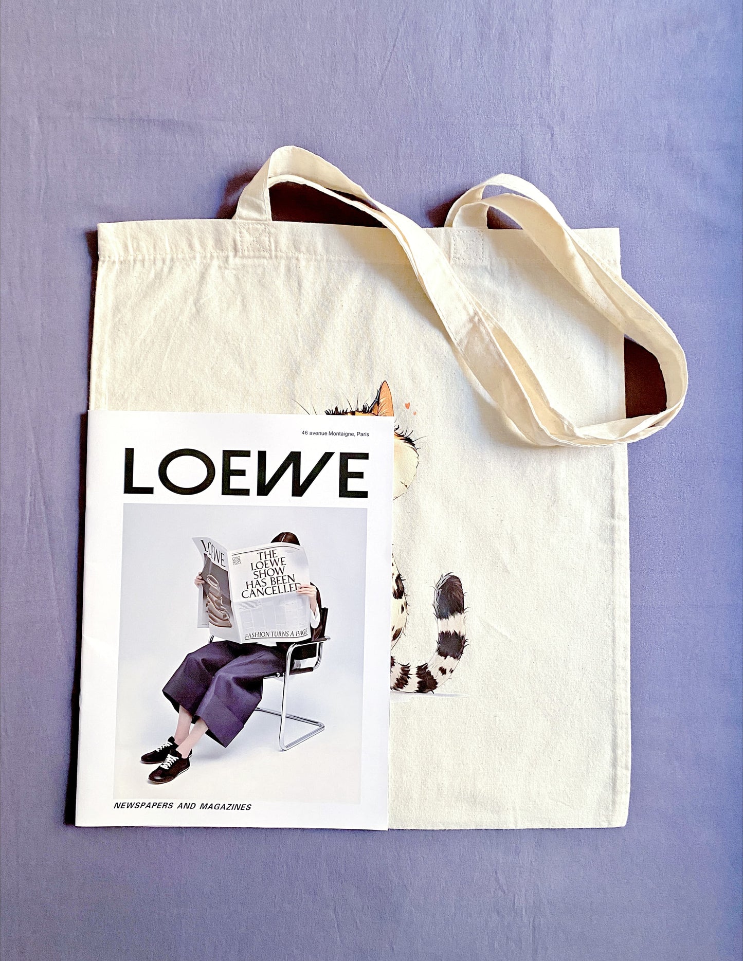 Kitty-patterned everyday bag, a unique birthday gift option.