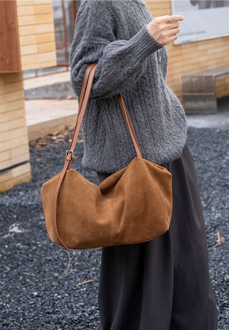 durable women's leather day bag