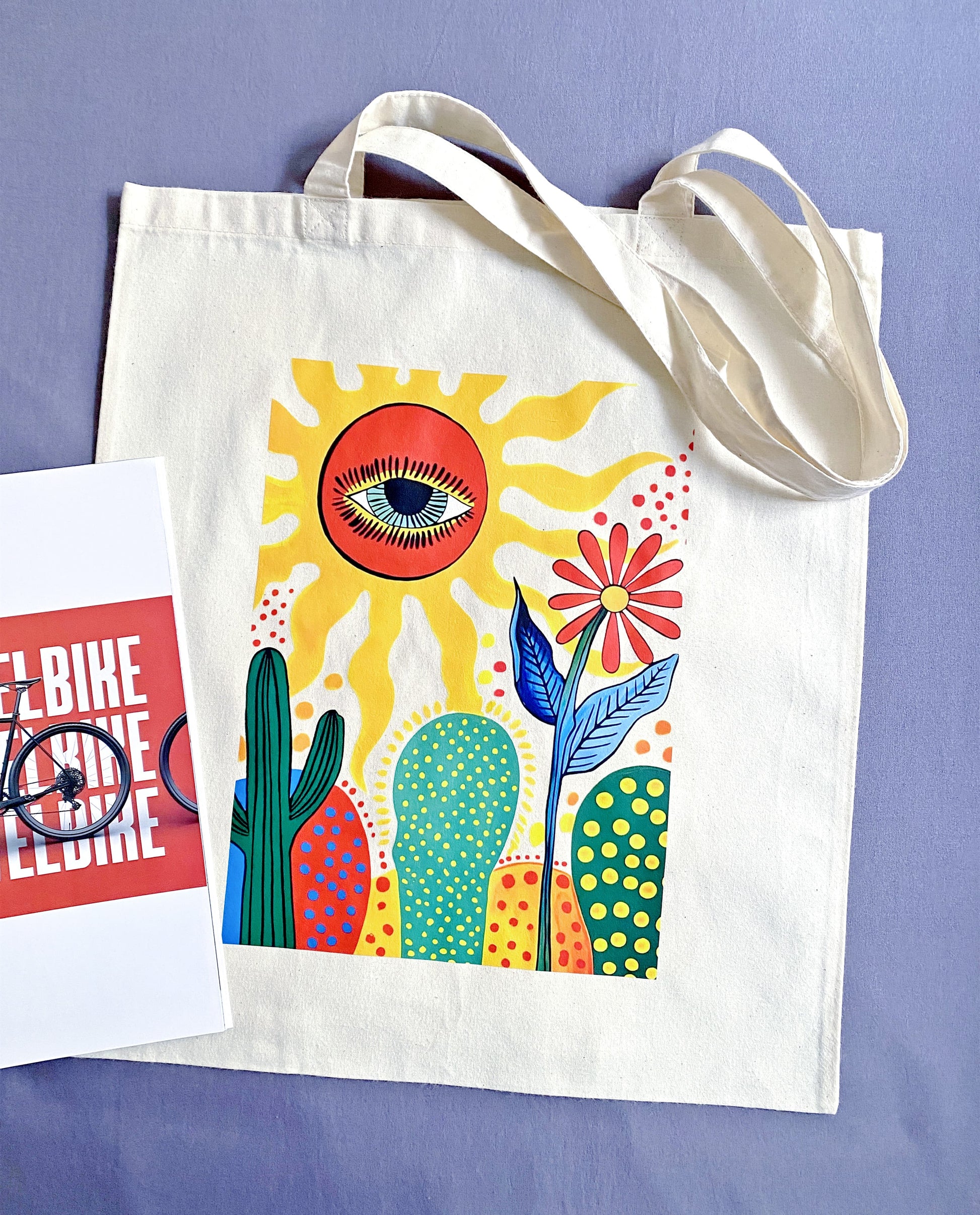 Versatile cotton bag for college, work, and stylish personalized gift giving.