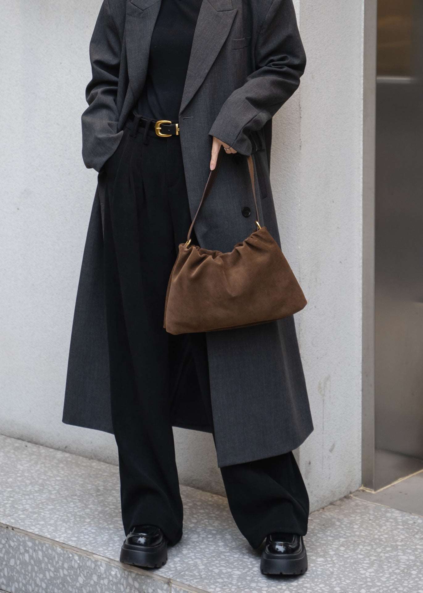 Premium Soft Leather Women's Single Strap Satchel Luxury Fashion Crossbody Bag woyaza
