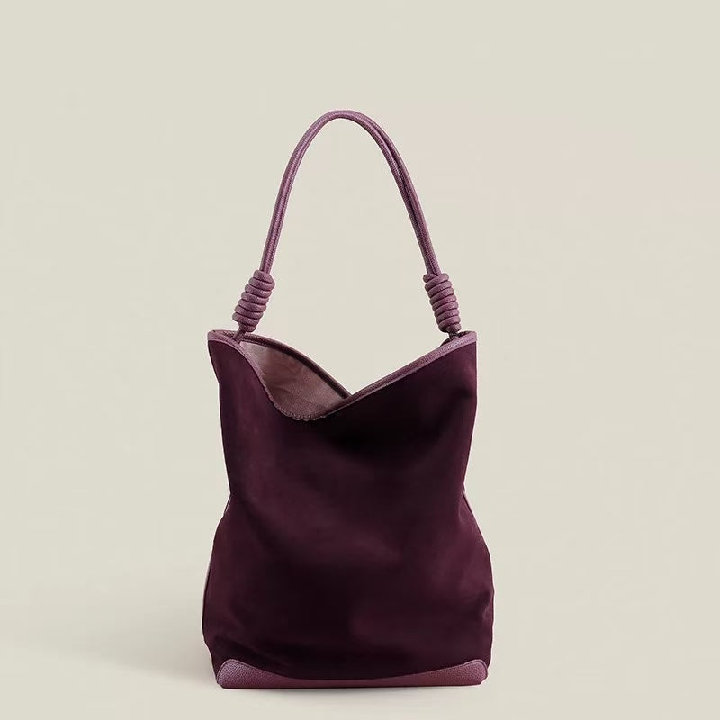 Durable Suede Tote Bag