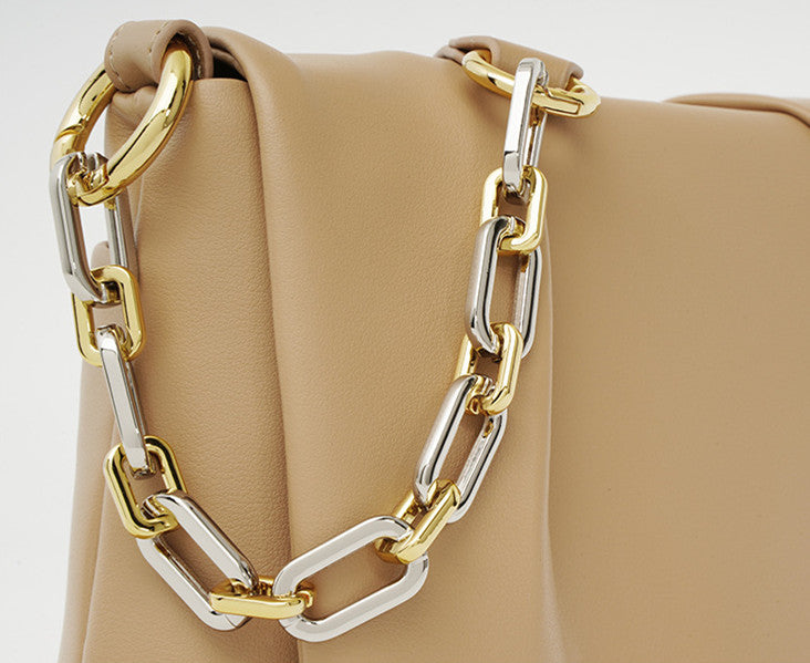 Ladies Genuine Leather Square Crossbody Bag for Versatile Use