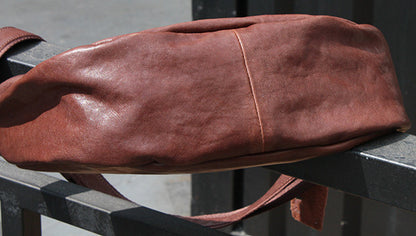 Women's Retro Leather Messenger Bag