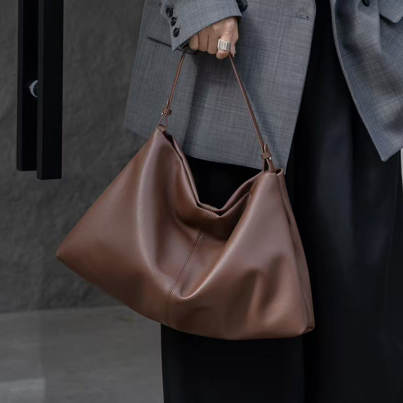 Soft Leather Bag for Office and Daily Errands