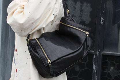 Fashionable Retro Soft Leather Handbag for Women