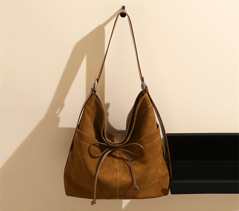 Women's Genuine Leather Work Tote with Spacious Interior and Soft Leather Finish