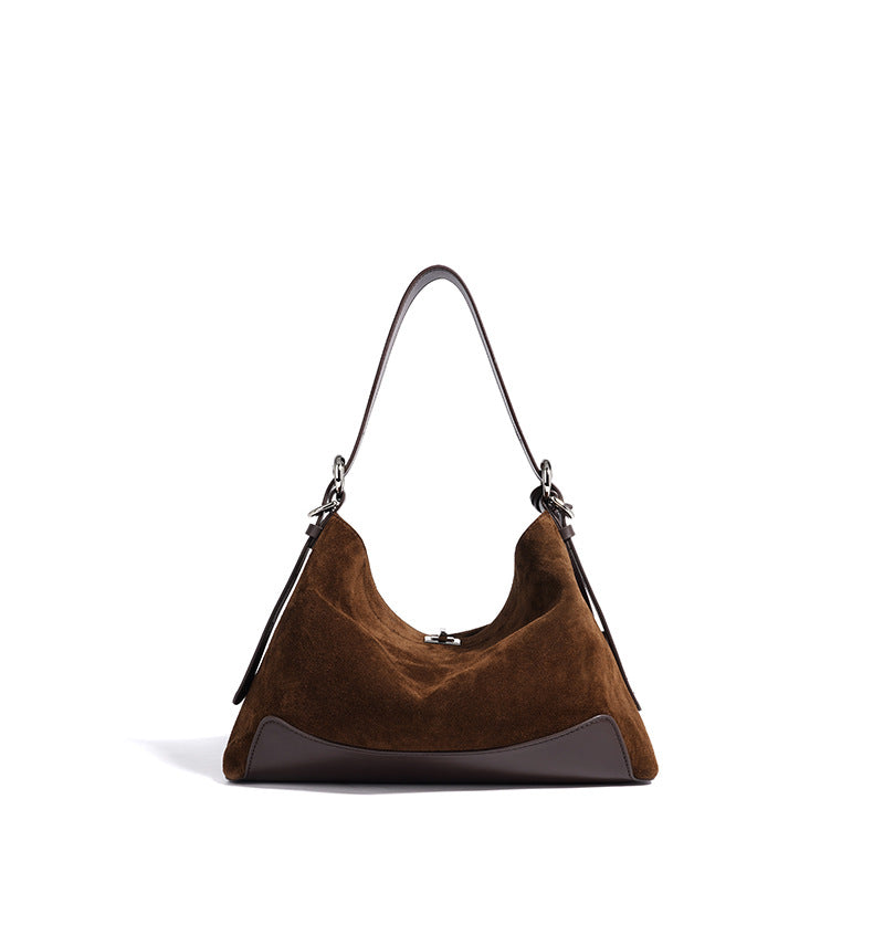 Soft Leather Handbag with Multiple Carrying Styles, Perfect for Busy Professionals