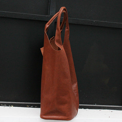Soft Leather Vintage Tote
