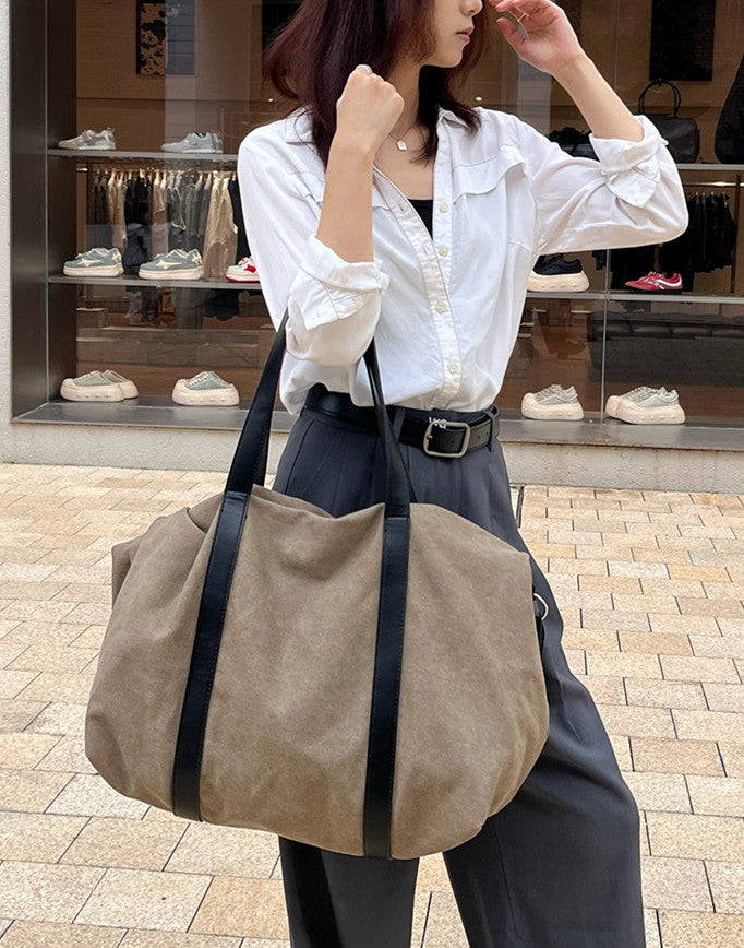 Spacious tote for books, groceries, and casual days out