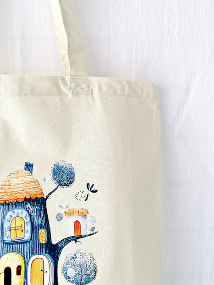 lightweight fabric tote for students and daily commuting