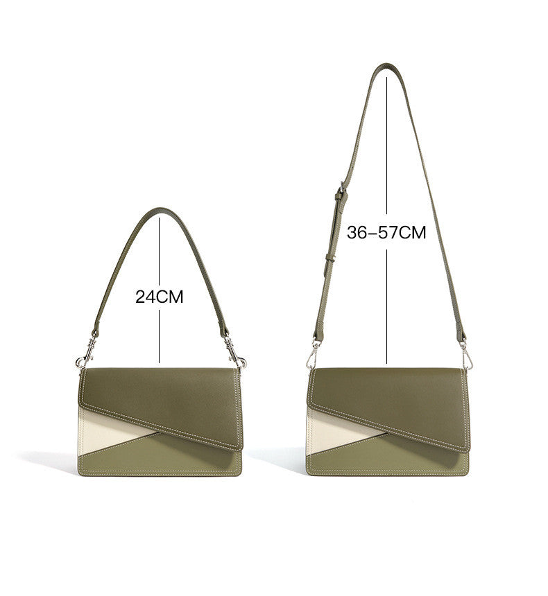Women's Premium Leather Crossbody Bag with Adjustable Strap