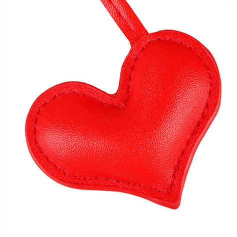 Handmade letter heart decoration for a purse