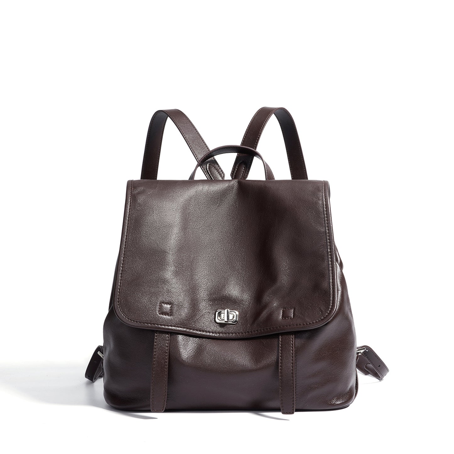 durable cow leather backpack for weekend style