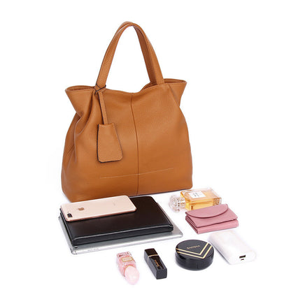 Fashion-Forward Women's Soft Leather Large Tote Bag Handbag Shoulder Bag Crossbody Companion woyaza