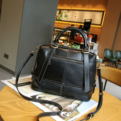 Sophisticated Leather Shoulder Bag for Ladies Woyaza