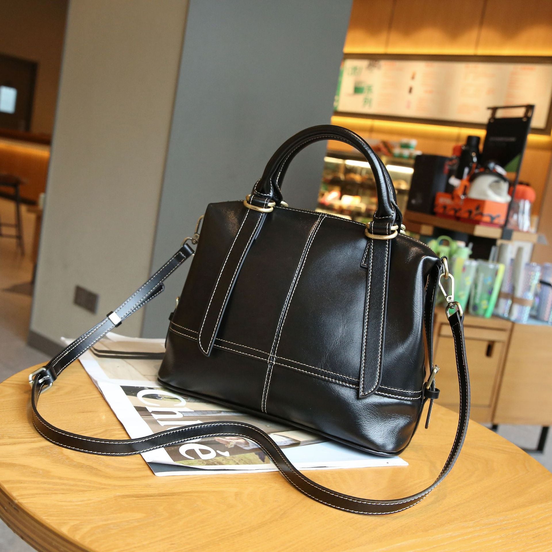 Exquisite Genuine Leather Handbag for Ladies Woyaza