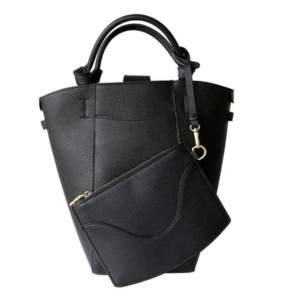 Premium Fashion Leather Bucket Bag woyaza